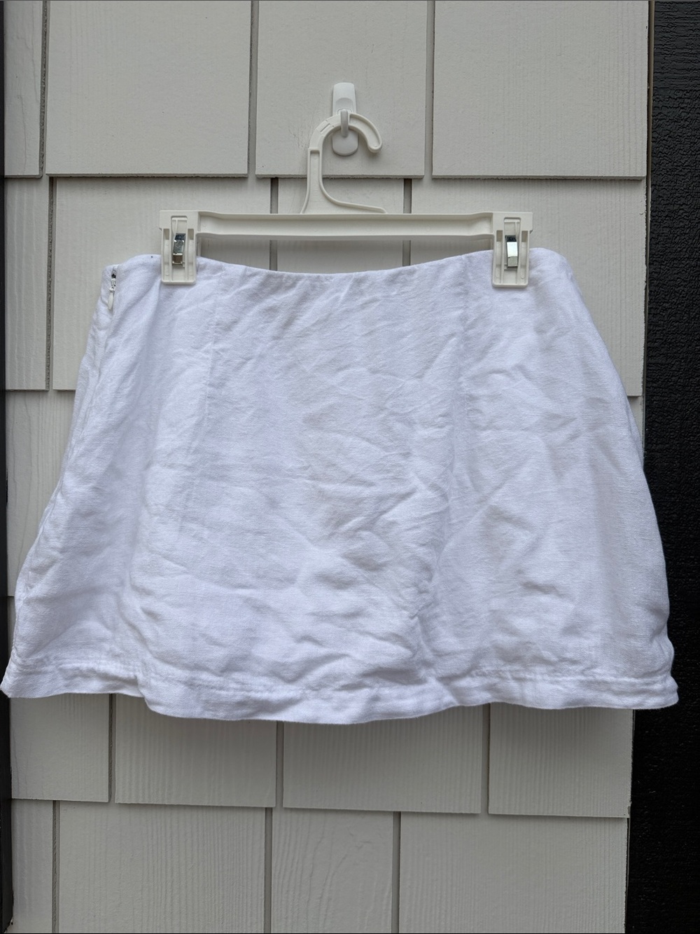 Abercrombie & Fitch White Linen Mini Skort - Picture 2 of 6